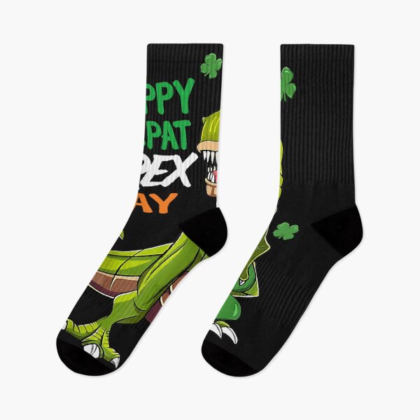 Item preview, Happy St Pat TREX Day St Patrick's Day Boys Girls Kids Funny T-Shirt designed and sold by Lukifo-Driven.