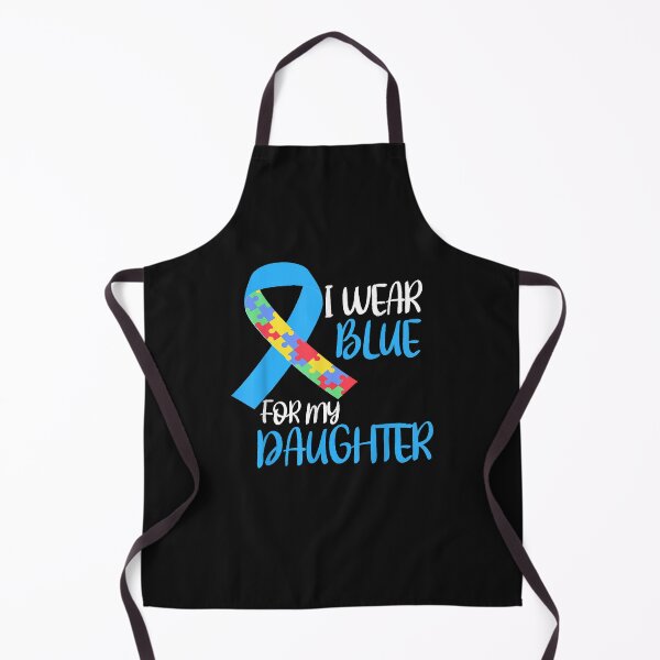 Item preview, I Wear Blue For My Daughter Autism Awareness Men Women T-Shirt designed and sold by Lukifo-Driven.