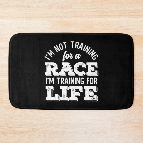 Item preview, I'm Not Training For A Race, I'm Training For Life (Black Edition) designed and sold by WolfSpiritCo.