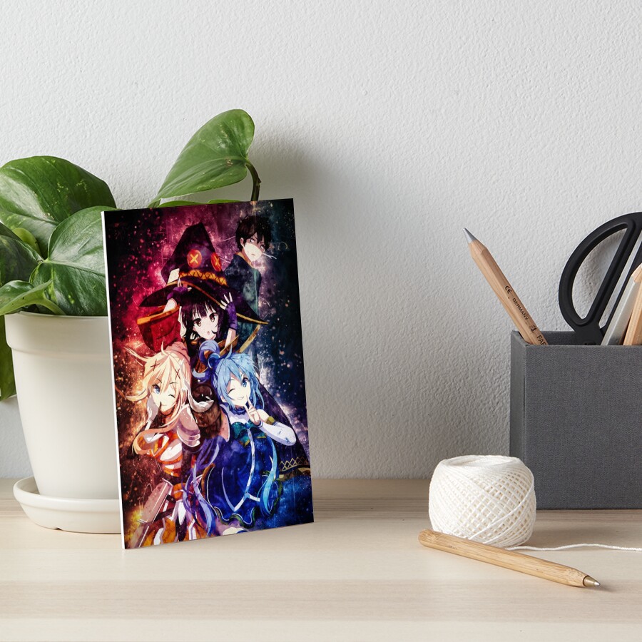 Konosuba Megumin Aqua Darkness Kazuma Sato Photographic Print for