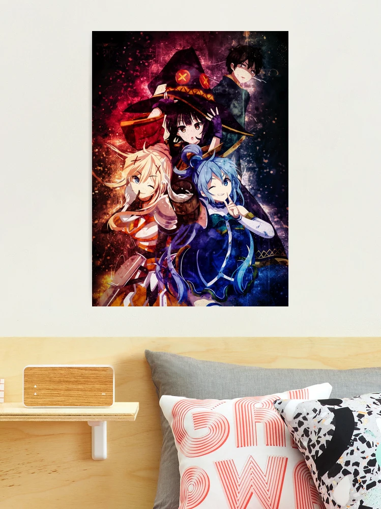 Wall Art KonoSuba Novel Anime Characters Megumin Kazuma Aqua Poster Prints  Set of 6 Size A4 (21cm x 29cm) Unframed GREAT GIFT: Buy Online at Best  Price in UAE 