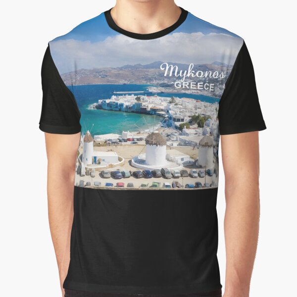 Item preview, Mykonos, Greece - Iconic Windmills & Aegean Sea designed and sold by leemcnut.