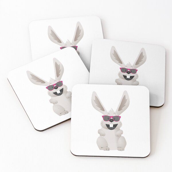 Item preview, Cute bunny with glasses designed and sold by Arun Fernando.