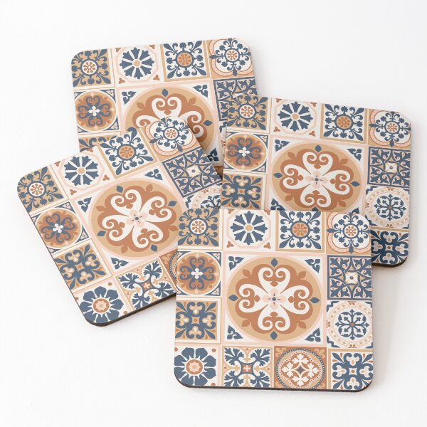 Item preview, MEDITERRANEAN TERRACOTTA 21, patchwork style designed and sold by Slanapotam.