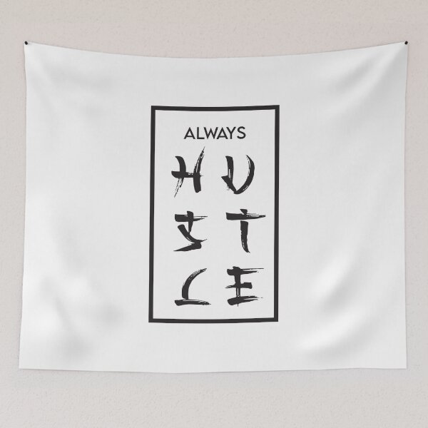 Item preview, Hustle Japanese Style Art designed and sold by WolfSpiritCo.