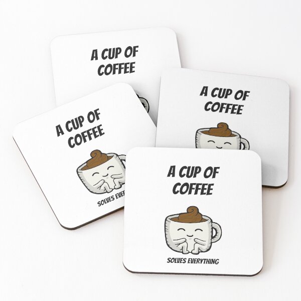 Item preview, A Cup Of Coffee Solves Everything designed and sold by greenchimp.
