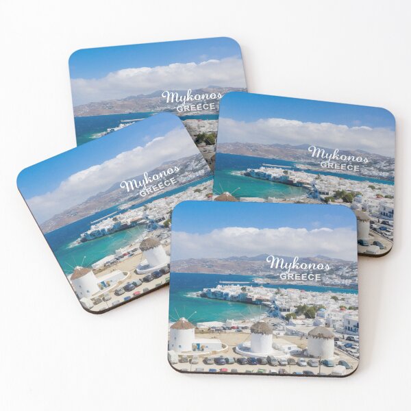 Item preview, Mykonos, Greece - Iconic Windmills & Aegean Sea designed and sold by leemcnut.