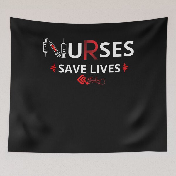 Item preview, Nurses Save Lives Pullover Hoodie designed and sold by Lukifo-Driven.