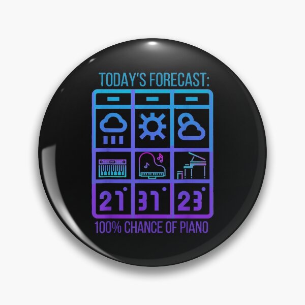 Item preview, Piano Forecast Design Piano Gift T-Shirt designed and sold by Lukifo-Driven.