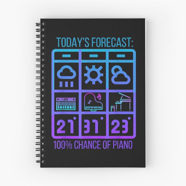 Item preview, Piano Forecast Design Piano Gift T-Shirt designed and sold by Lukifo-Driven.