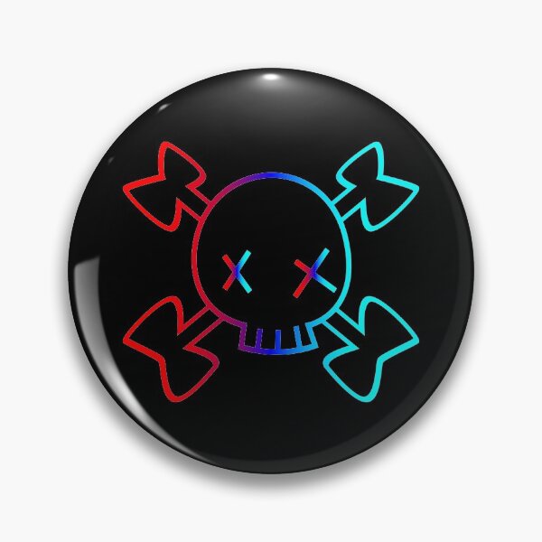 Item preview, BLUE AND RED DRAWING SKULL 17 designed and sold by diego75bcn.