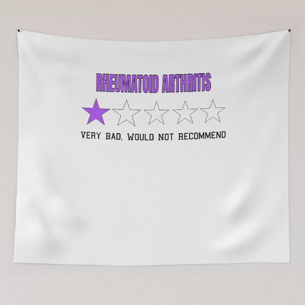 Item preview, Rheumatoid Arthritis Very Bad Would Not Recommend One Star Rating designed and sold by NadzeyaD.