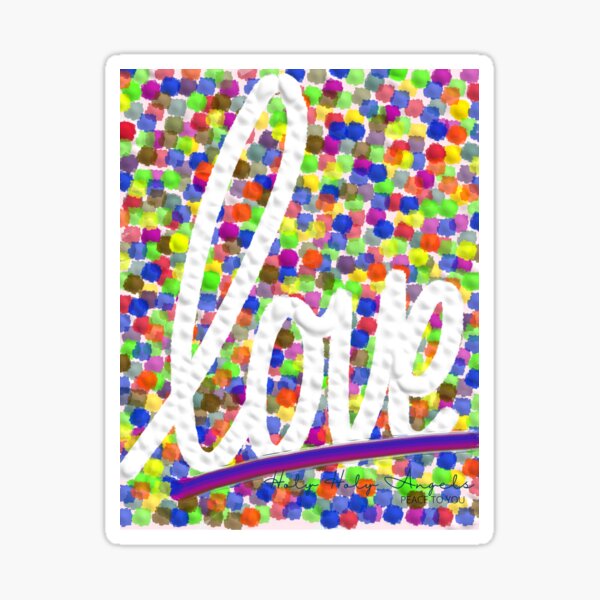 Dot Love Sticker