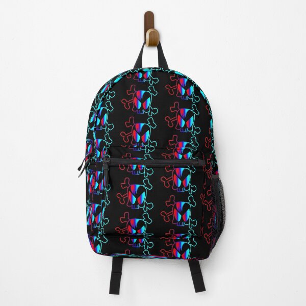 Item preview, BLUE AND RED DRAWING SKULL 172 designed and sold by diego75bcn.