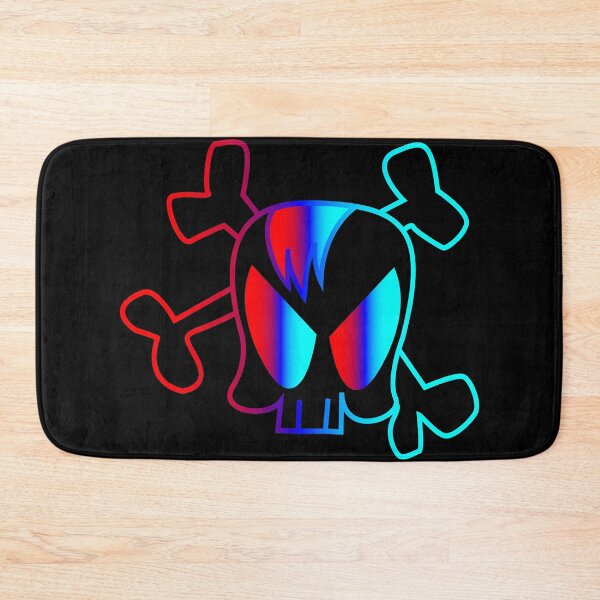 Item preview, BLUE AND RED DRAWING SKULL 172 designed and sold by diego75bcn.