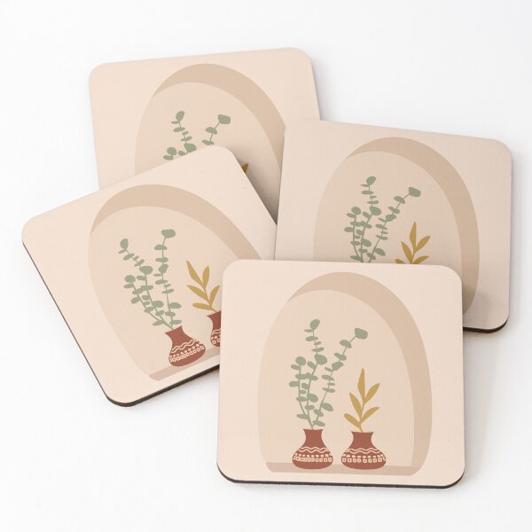 Item preview, Potteries And Leaves On The Window designed and sold by ArunikaPrints.