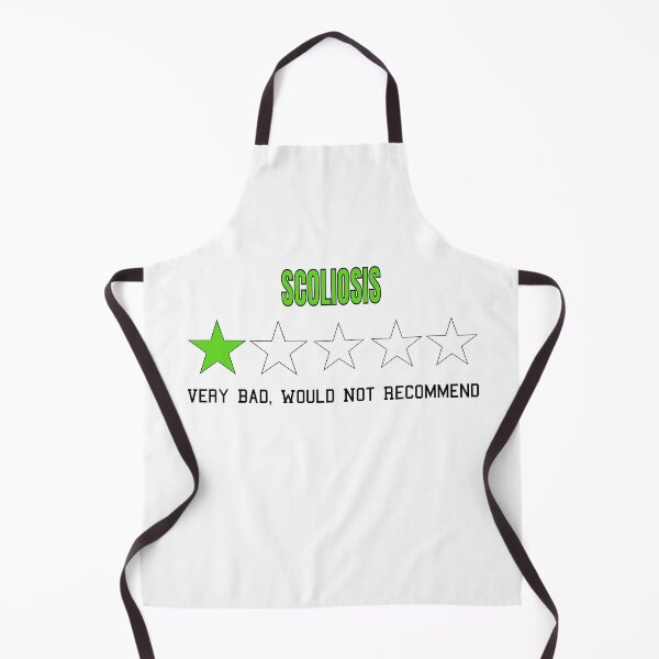 Item preview, Scoliosis Very Bad Would Not Recommend One Star Rating designed and sold by NadzeyaD.