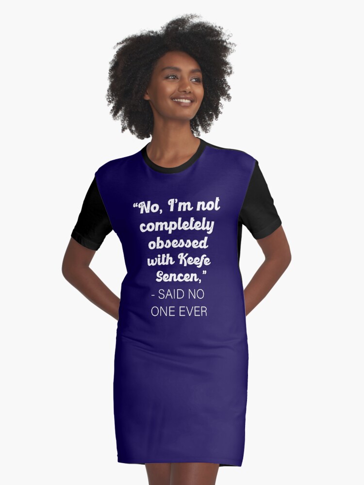 keefe sencen fan Graphic T Shirt Dress for Sale by corbrand Redbubble