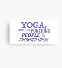 Yoga Canvas Print