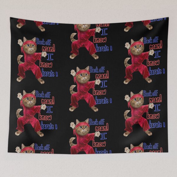 Item preview, Back off man, I know karate designed and sold by Drawartista.