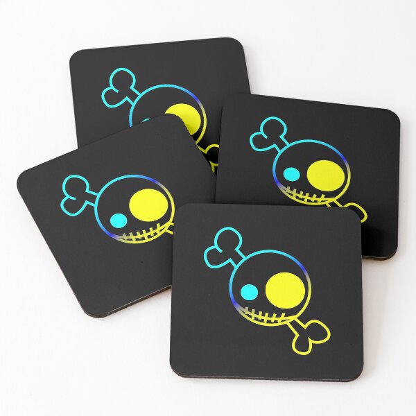 Item preview, BLUE AND YELLOW DRAWING SKULL 183 designed and sold by diego75bcn.