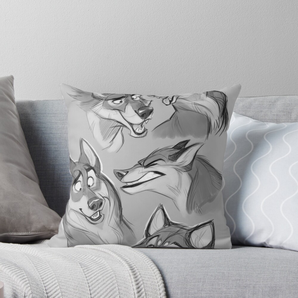 Item preview, Throw Pillow designed and sold by vixiearts.