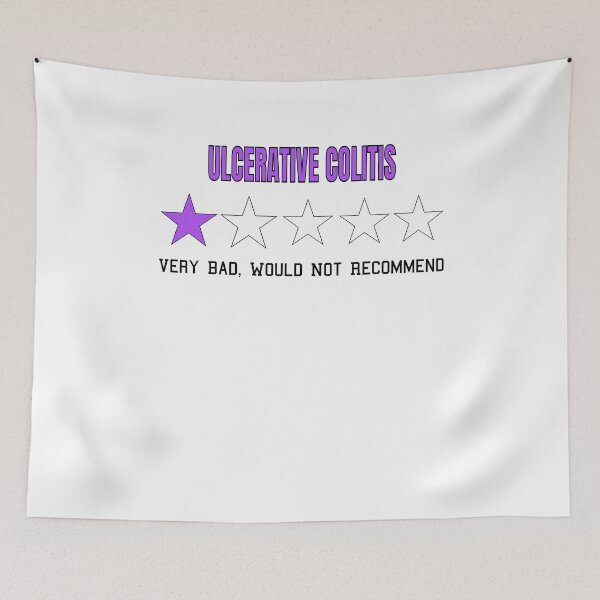 Item preview, Ulcerative Colitis Very Bad Would Not Recommend One Star Rating designed and sold by NadzeyaD.