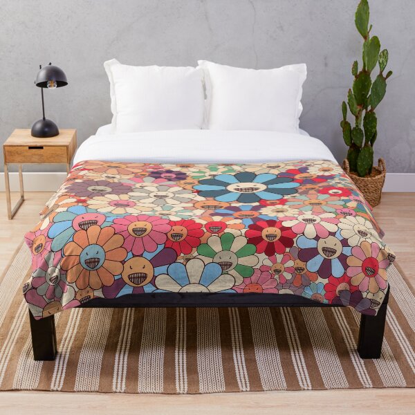 Aperçu de l'œuvre SAY IT WITH FLOWERS - light seventies tapestry style créée et vendue par THELEMA.