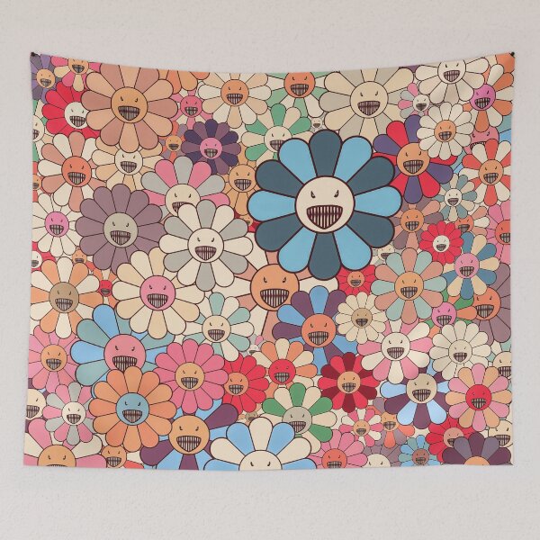 Item preview, SAY IT WITH FLOWERS - light seventies tapestry style designed and sold by THELEMA.