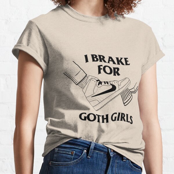 Frein pour les filles gothiques T-shirt classique