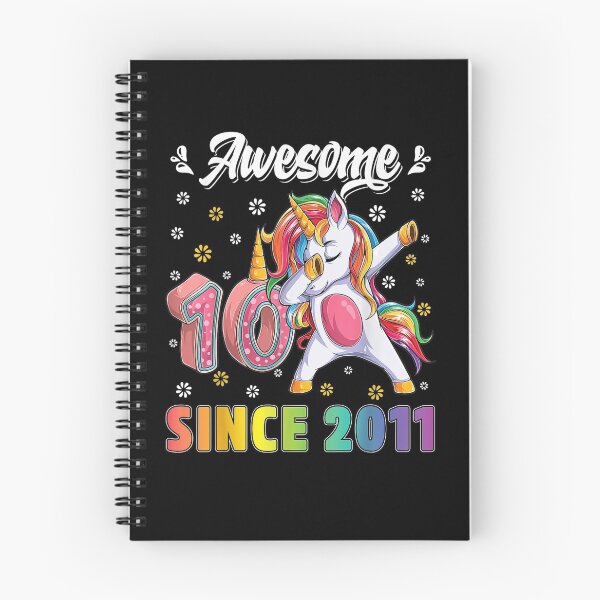 Item preview, awesome dabbing unicorn birthday 10 year old Girl 10th B-day designed and sold by michaelscoe.
