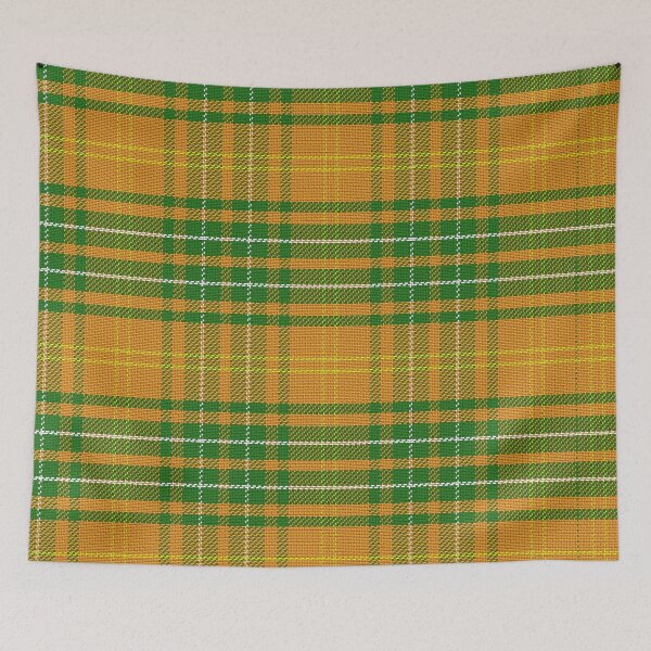 Item preview, Orange and Green Lumberjack Pattern designed and sold by SoccaTamam.