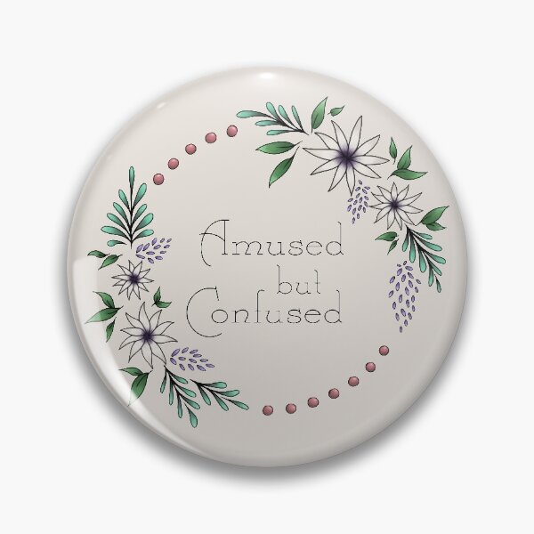 Item preview, Amused but Confused designed and sold by Happenstash.