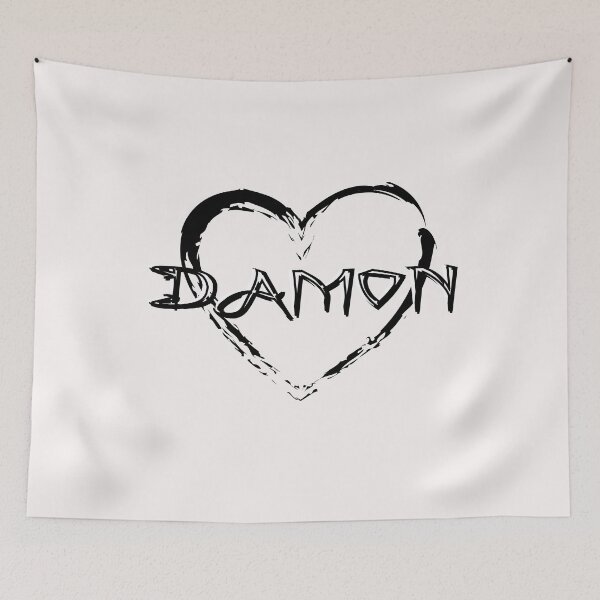 Aperçu de l'œuvre Damon (coeur) créée et vendue par Millenial Designs.