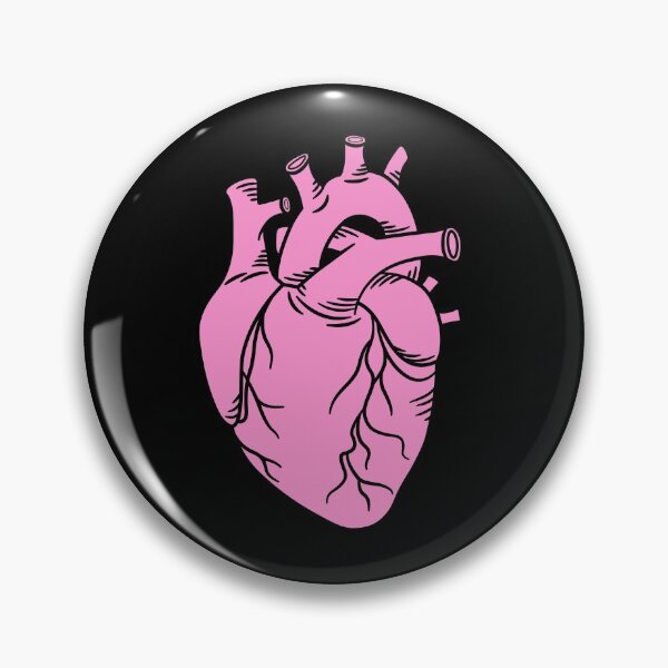 Item preview, Pink Beating heart, self love, my heart is beating for me, black designed and sold by helloinnerbeing.