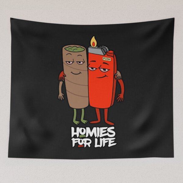 Item preview, Funny Homies For Life Weed Marijuana Lover designed and sold by wriunimso.