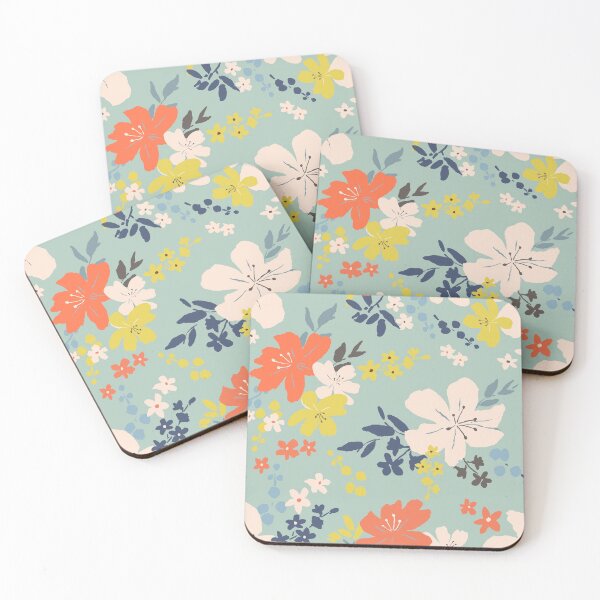 Item preview, Flowers in a vintage palette designed and sold by Charlotte Lorge.