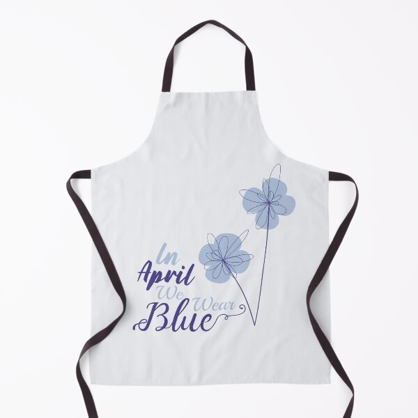 Item preview, In April We Wear Blue designed and sold by AmethystMurad.