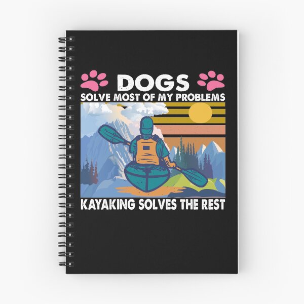 Item preview, Dogs Solve Most Of My Problems Kayaking Solves The Rest vintage designed and sold by TiffannyUKZ.