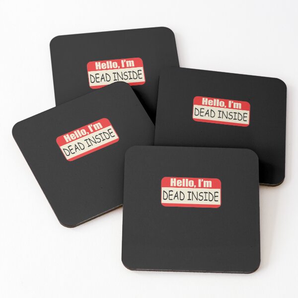 Item preview, Name Plate - Dead Inside designed and sold by EverythingKawai.