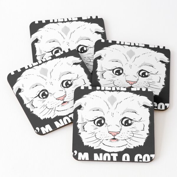 Item preview, Funny I'm Here Live I'm Not a Cat designed and sold by wriunimso.