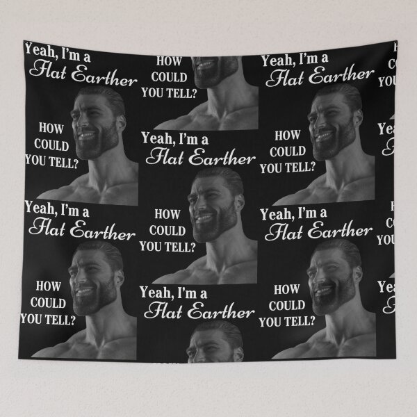 Item preview, Chad Flat Earther designed and sold by Trytar.