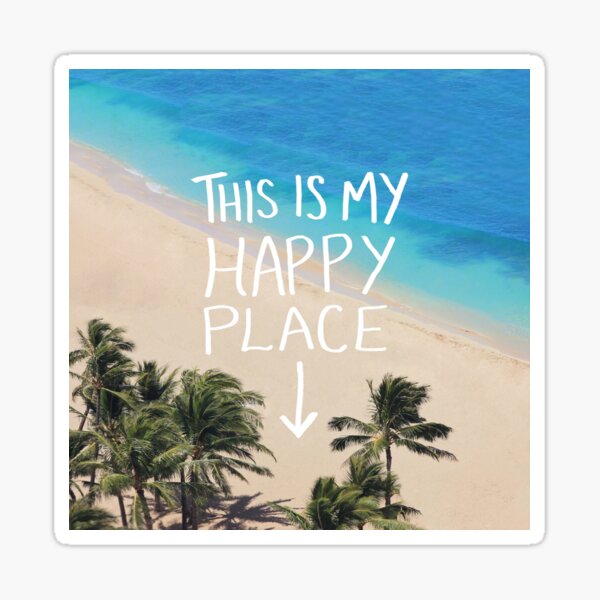 Happy Place Sticker