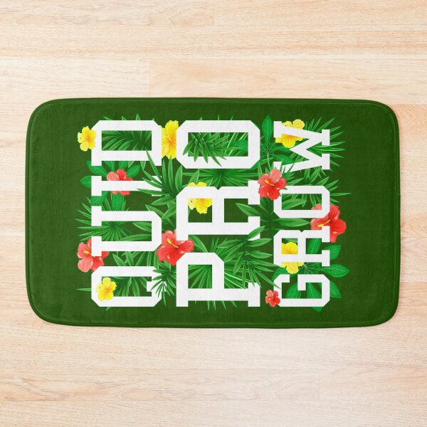 Item preview, Quid Pro Grow Gardener Floral Text Spring Garden Flowers designed and sold by GrandeDuc.