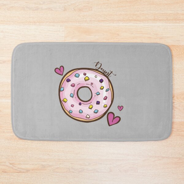 Item preview, pink donuts heart mask designed and sold by Queengood.