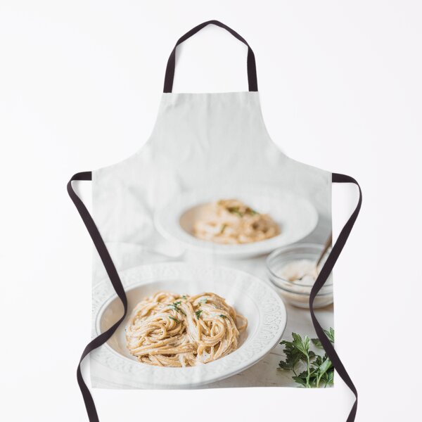 Item preview, Cheesy Carbonara Spaghetti Italian Pasta, Food Photography Print, Kitchen Restaurant Cuisine Art Print designed and sold by radub85.
