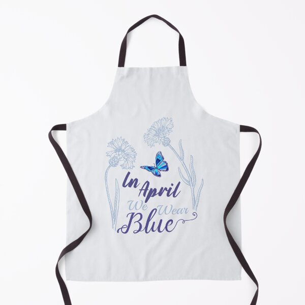 Item preview, In April We Wear Blue designed and sold by AmethystMurad.
