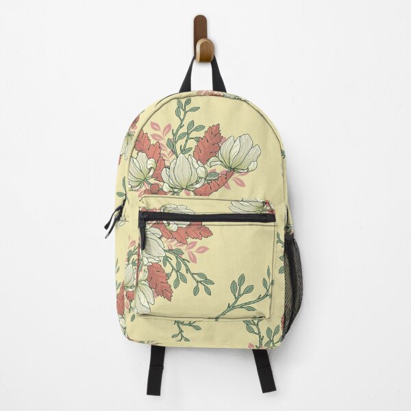Item preview, Handmade Painted Seamless Pastel Yellow, Green Colors Flowers Pattern designed and sold by digoarpi.