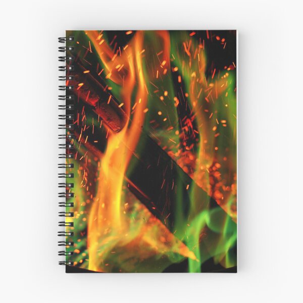 Item preview, Green and Yellow Flames designed and sold by Carolyn's Captures - Original Photohgraphy.