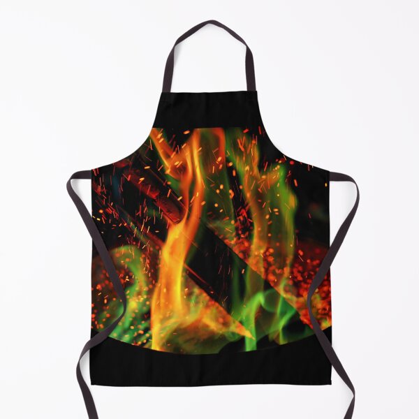 Item preview, Green and Yellow Flames designed and sold by Carolyn's Captures - Original Photohgraphy.